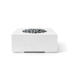 Flame Havens 32" x 32" Square Bravo GFRC Fire Pit - 24v On/Off Electronic Ignition by Dekko Concrete and HPC Fire