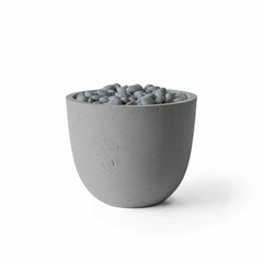 Flame Havens 20” Round Element GFRC Fire Column - MLFPK Match Lit Ignition by Dekko Concrete and HPC Fire