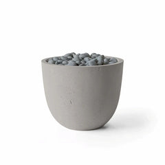 Flame Havens 20” Round Element GFRC Fire Column - MLFPK Match Lit Ignition by Dekko Concrete and HPC Fire