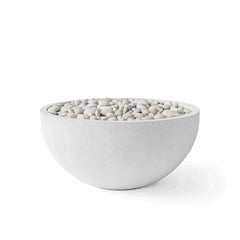 Flame Havens 32" Round Serenade GFRC Fire Pit - 24v On/Off Electronic Ignition by Dekko Concrete and HPC Fire