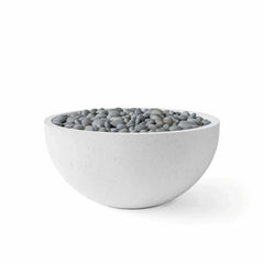 Flame Havens 32" Round Serenade GFRC Fire Pit - 120v On/Off Electronic Ignition by Dekko Concrete and HPC Fire