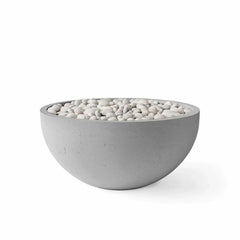 Flame Havens 32" Round Serenade GFRC Fire Pit - 120v On/Off Electronic Ignition by Dekko Concrete and HPC Fire