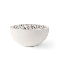 Flame Havens 32" Round Serenade GFRC Fire Pit - 24v On/Off Electronic Ignition by Dekko Concrete and HPC Fire