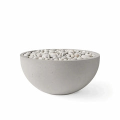 Flame Havens 32" Round Serenade GFRC Fire Pit - 24v On/Off Electronic Ignition by Dekko Concrete and HPC Fire