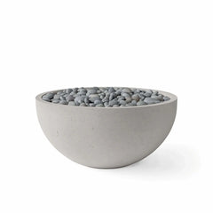 Flame Havens 32" Round Serenade GFRC Fire Pit - 120v On/Off Electronic Ignition by Dekko Concrete and HPC Fire