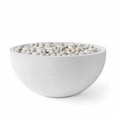 Flame Havens 40" Round Serenade GFRC Fire Pit - 120v On/Off Electronic Ignition by Dekko Concrete and HPC Fire