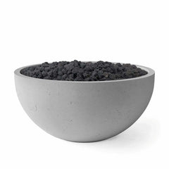 Flame Havens 40" Round Serenade GFRC Fire Pit - 120v On/Off Electronic Ignition by Dekko Concrete and HPC Fire