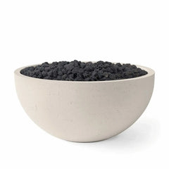 Flame Havens 40" Round Serenade GFRC Fire Pit - 24v On/Off Electronic Ignition by Dekko Concrete and HPC Fire