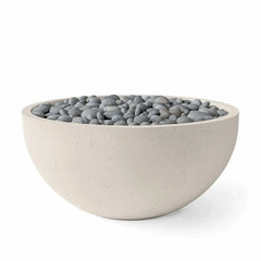 Flame Havens 40" Round Serenade GFRC Fire Pit - 120v On/Off Electronic Ignition by Dekko Concrete and HPC Fire