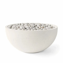 Flame Havens 40" Round Serenade GFRC Fire Pit - MLFPK Match Lit Ignition by Dekko Concrete and HPC Fire