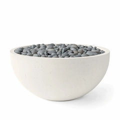 Flame Havens 40" Round Serenade GFRC Fire Pit - MLFPK Match Lit Ignition by Dekko Concrete and HPC Fire