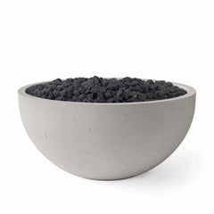 Flame Havens 40" Round Serenade GFRC Fire Pit - 120v On/Off Electronic Ignition by Dekko Concrete and HPC Fire