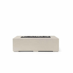 Flame Havens 56” x 30” Rectangle Sonoma GFRC Fire Pit - MLFPK Match Lit Ignition by Dekko Concrete and HPC Fire