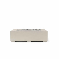 Flame Havens 56” x 30” Rectangle Sonoma GFRC Fire Pit - MLFPK Match Lit Ignition by Dekko Concrete and HPC Fire