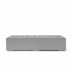 Flame Havens 72” x 33” Rectangle Sonoma GFRC Fire Pit - MLFPK Match Lit Ignition by Dekko Concrete and HPC Fire