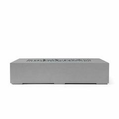 Flame Havens 72” x 33” Rectangle Sonoma GFRC Fire Pit - MLFPK Match Lit Ignition by Dekko Concrete and HPC Fire