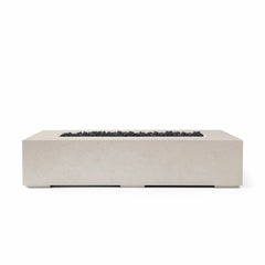 Flame Havens 72” x 33” Rectangle Sonoma GFRC Fire Pit - MLFPK Match Lit Ignition by Dekko Concrete and HPC Fire