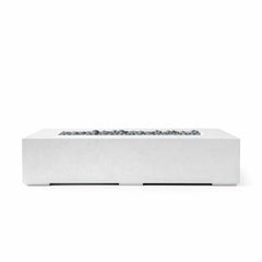 Flame Havens 72” x 33” Rectangle Sonoma GFRC Fire Pit - MLFPK Match Lit Ignition by Dekko Concrete and HPC Fire