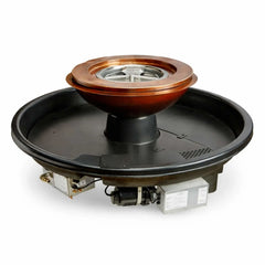 Flame Havens Evolution 360 Copper Fire and Water Feature - 120v On/Off Electronic Ignition by HPC Fire