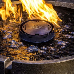 Flame Havens Evolution H20 Copper Fire and Water Feature - 120v On/Off Electronic Ignition by HPC FireFlame Havens