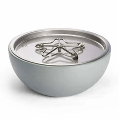 Flame Havens Round CSA 35" Aluminum Fire Pit Bowl - MLFPK Match Lit Ignition by HPC Fire