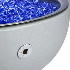 Flame Havens Round CSA 35" Aluminum Fire Pit Bowl - 24v Hi/Lo Electronic Ignition by HPC Fire