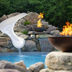 Flame Havens Round CSA 31" Copper Tempe Fire Bowl - 120v On/Off Electronic Ignition by HPC Fire
