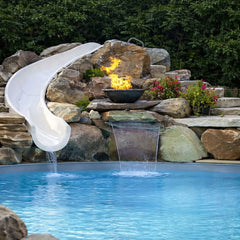 Flame Havens Round CSA 31" Copper Tempe Fire Bowl - 120v On/Off Electronic Ignition by HPC Fire