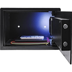 Barska 0.58 Cu. ft Compact Hotel Safe with Audit Trail Capacity