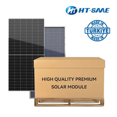 HT-SAAE 450W Silver Frame Solar Panels Full Pallet HT72-166M ( 31 Panels ) - Green Vista Living