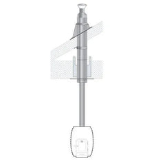 Huum Thru-Ceiling Chimney Kit Sauna Wood Stove Chimney Set, Thru-Ceiling