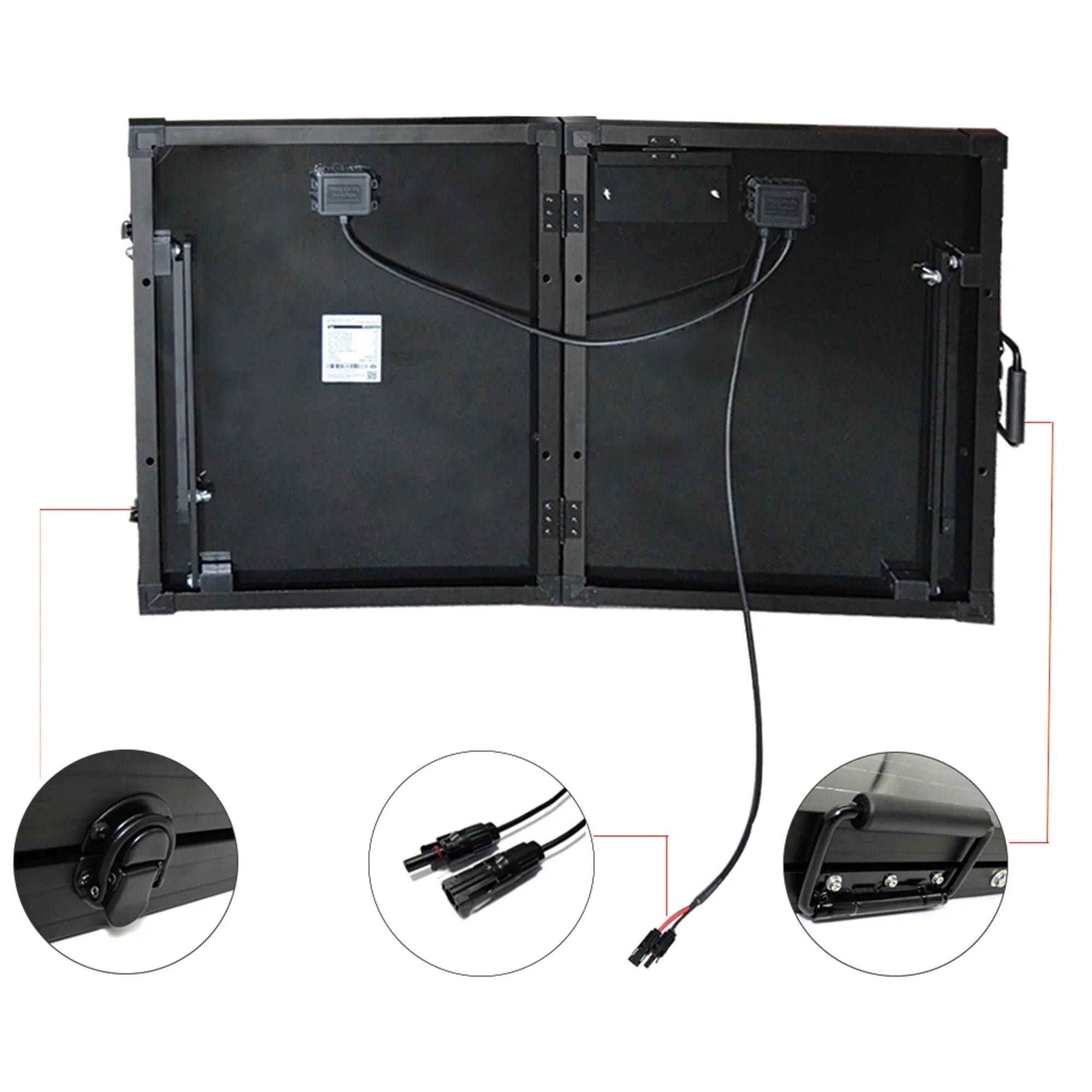 ACOPower Ptk 200W Portable Solar Panel Kit Briefcase - Green Vista Living
