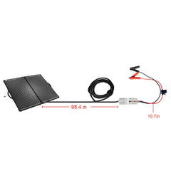 ACOPower Plk 120W Portable Solar Panel Kit, Lightweight Briefcase with 20A Charge Controller - Green Vista Living