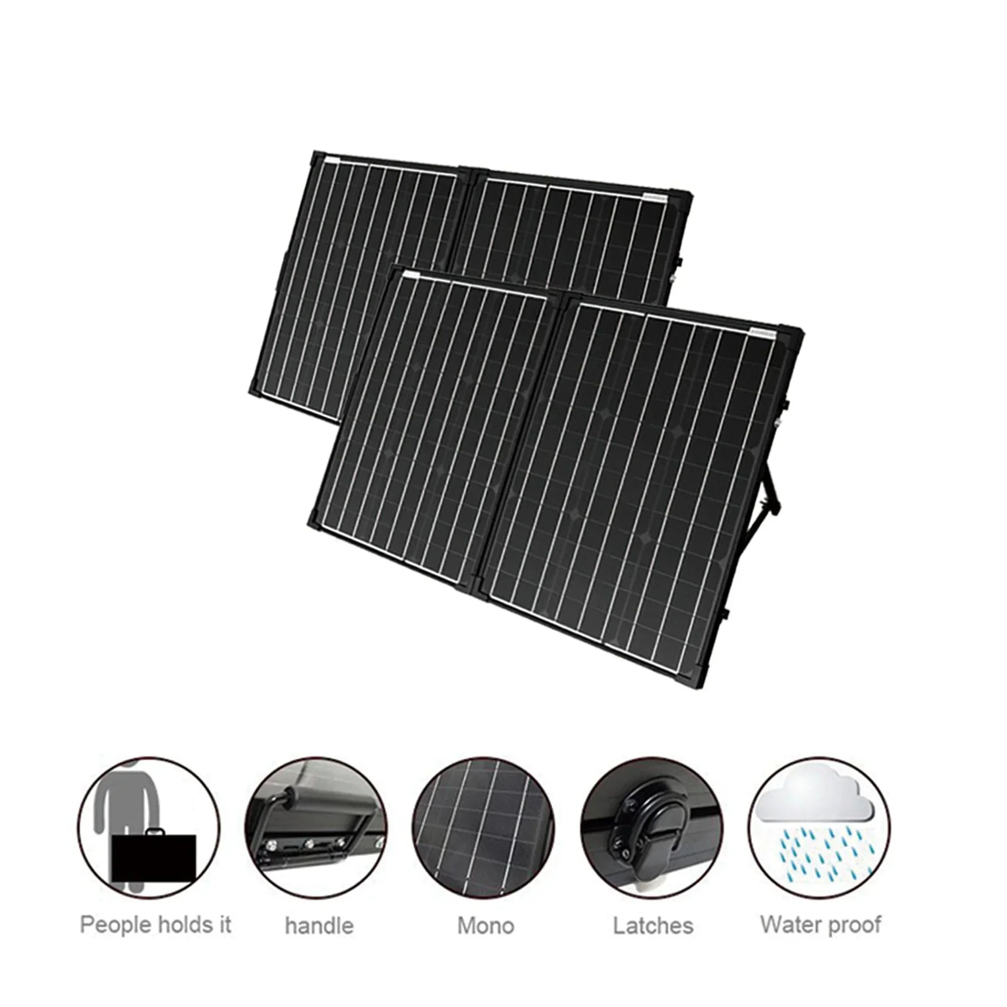 ACOPower Ptk 200W Portable Solar Panel Kit Briefcase - Green Vista Living