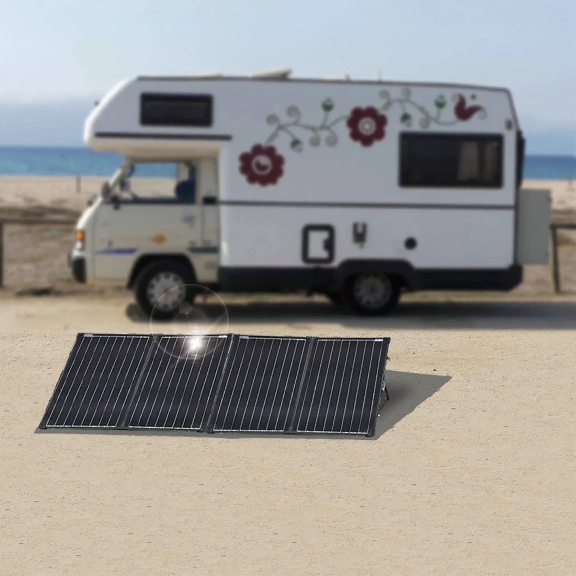 ACOPower Ptk 200W Portable Solar Panel Kit Briefcase - Green Vista Living