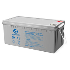 ACOPOWER HYG12-200Ah Rechargeable Gel Deep Cycle 12V 200Ah Battery - Green Vista Living