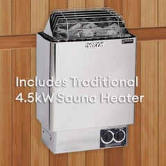 Finnmark Designs FD-5 Trinity XL Infrared & Steam Sauna | 4 Person - Green Vista Living