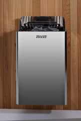 Golden Designs Carinthia Hybrid (PureTech™ Full Spectrum IR or Traditional Stove) Outdoor Sauna – Canadian Hemlock | GDI-8123-01 Carinthia | 3 Persons