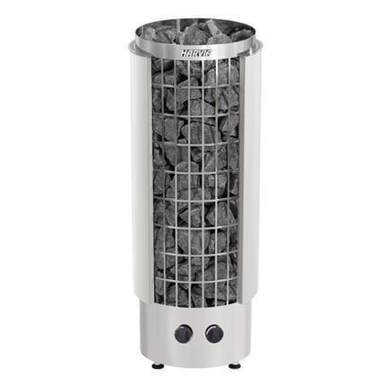 Harvia Cilindro PC80 8kW 240V 1PH Stainless Steel Sauna Heater with Built-In Time and Temperature Controls - Green Vista Living