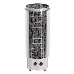 Harvia Cilindro PC80 8kW 240V 1PH Stainless Steel Sauna Heater with Built-In Time and Temperature Controls - Green Vista Living