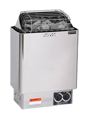 Harvia KIP60B Stainless Steel 6KW Sauna Heater with Built-in Control JH60B2401 (170-300cf) - Green Vista Living