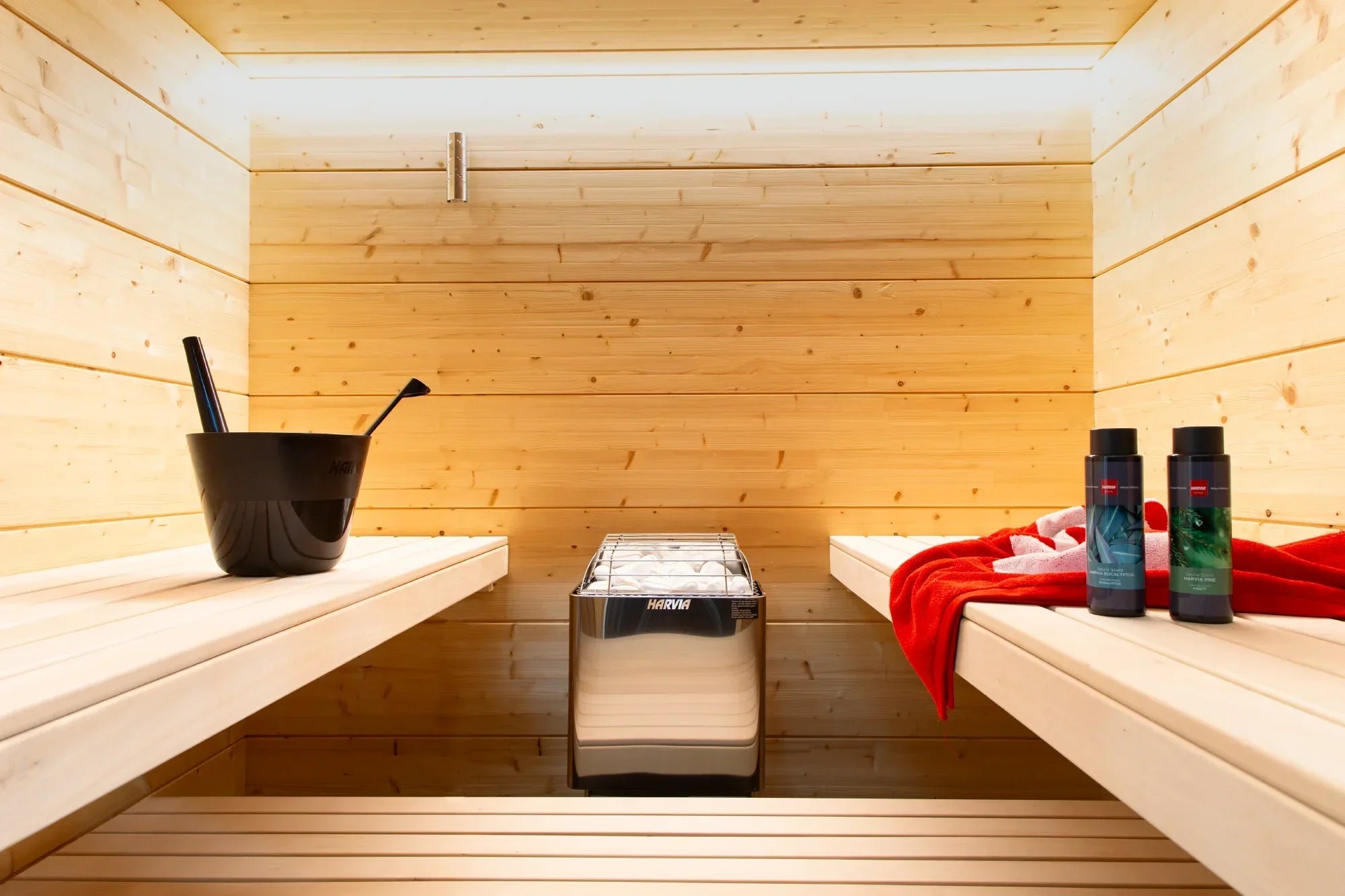 Harvia KIP60B Stainless Steel 6KW Sauna Heater with Built-in Control JH60B2401 (170-300cf) - Green Vista Living