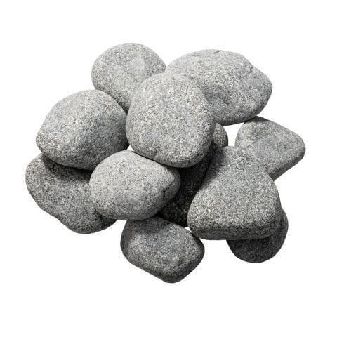 Saunum Heater Stones Sauna Heater Stones, Rounded Olivine, 5-10cm, 33lbs - Green Vista Living