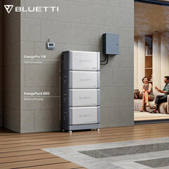BLUETTI EP13K EnergyPro 13kW + 2 × EnergyPack Batteries (9.6 kWh) Smart Home Backup System - Green Vista Living