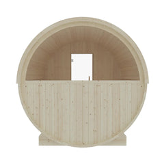 Helsinki Finnish Barrel Sauna with Terrace and WiFi Heater - Finnish Sauna Builders - Green Vista Living