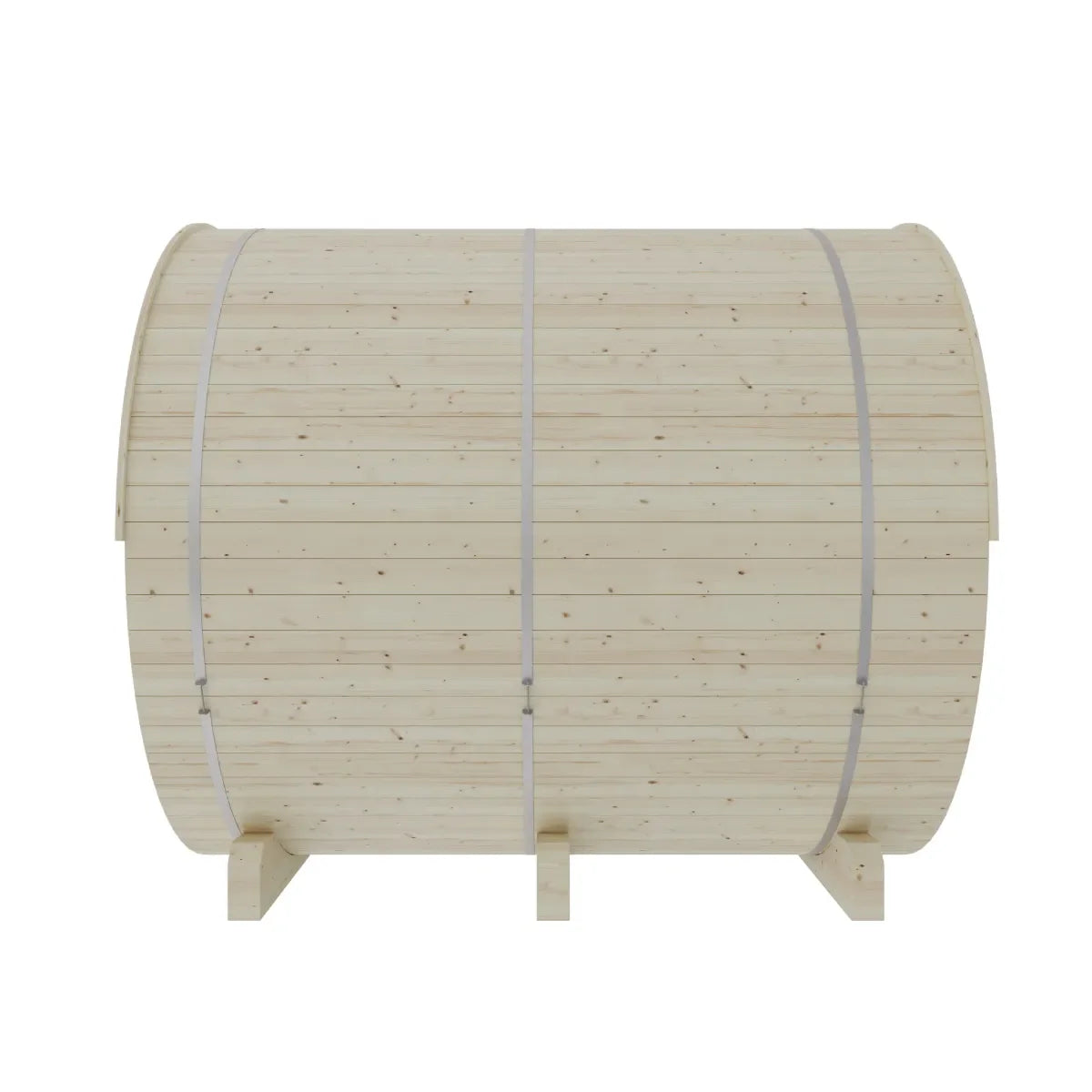 Helsinki Finnish Barrel Sauna with Terrace and WiFi Heater - Finnish Sauna Builders - Green Vista Living