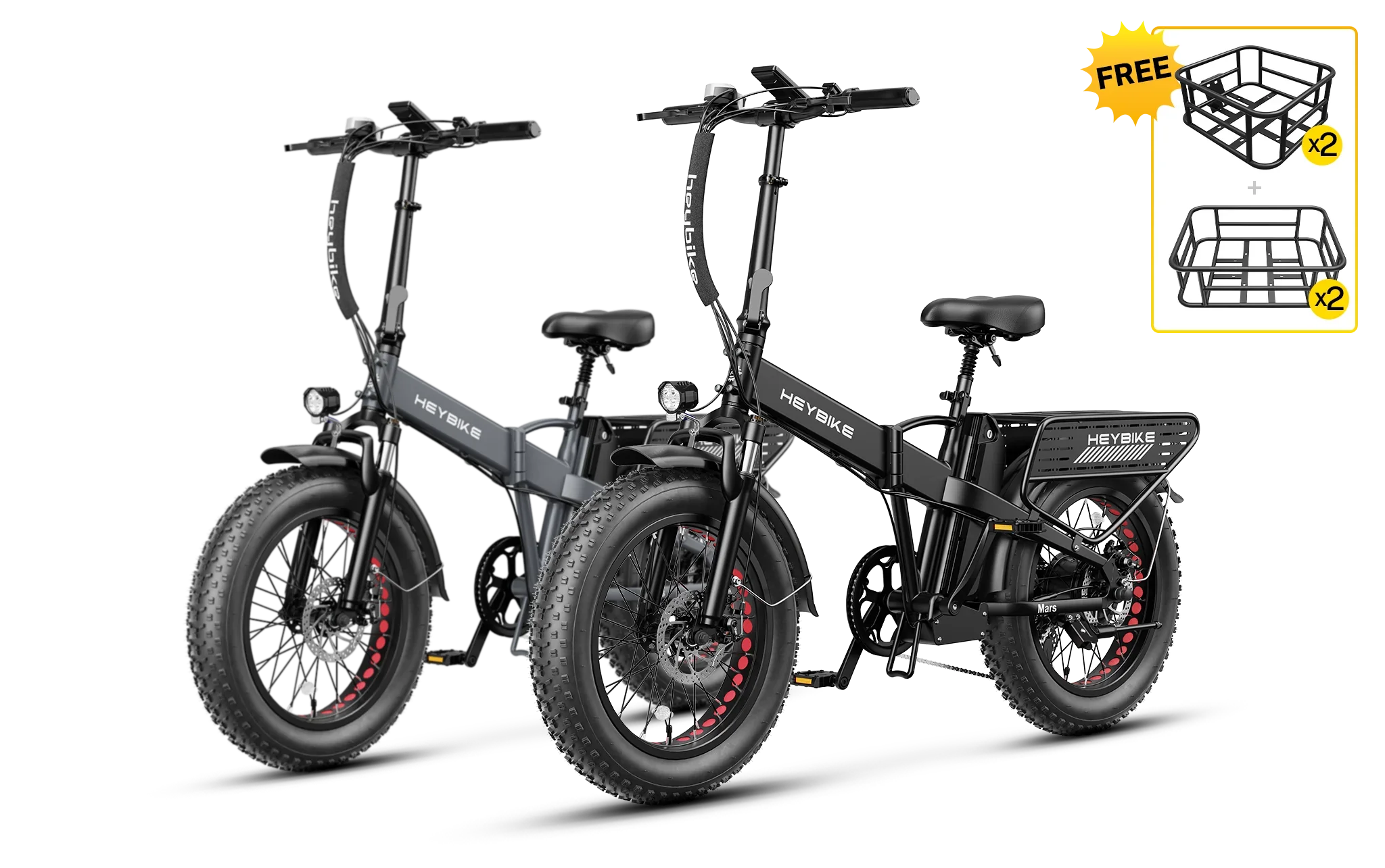 Heybike Mars 2.0 1000W Combo - Green Vista Living
