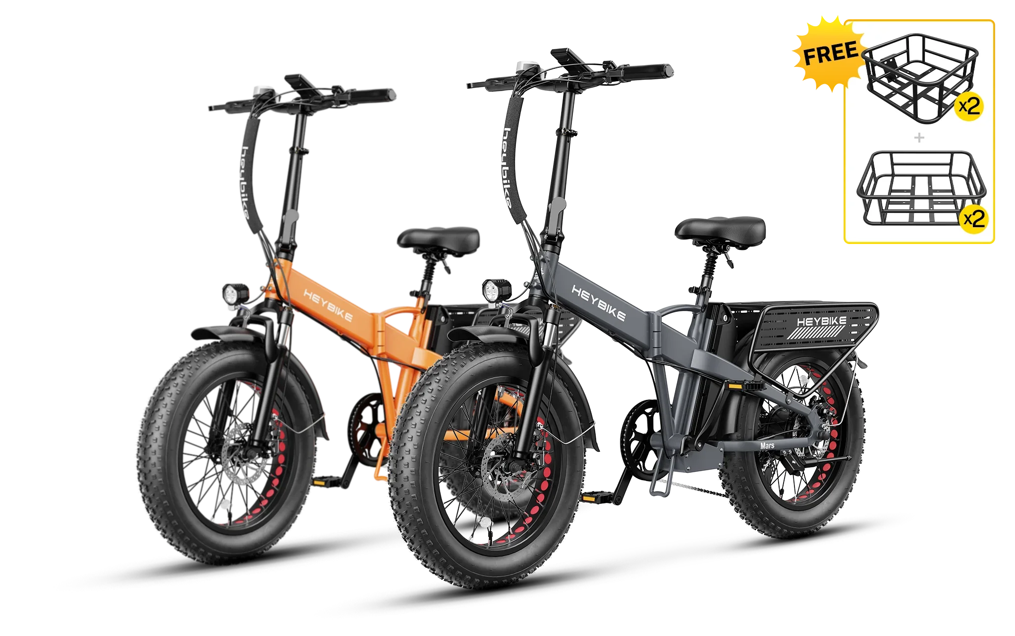 Heybike Mars 2.0 1000W Combo - Green Vista Living