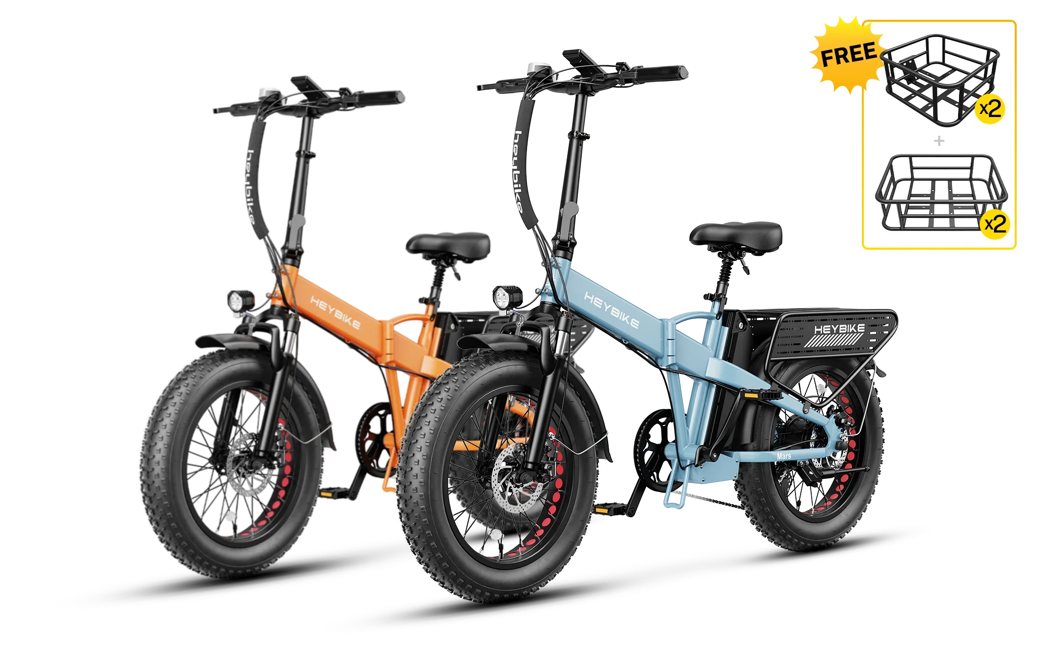 Heybike Mars 2.0 1000W Combo - Green Vista Living