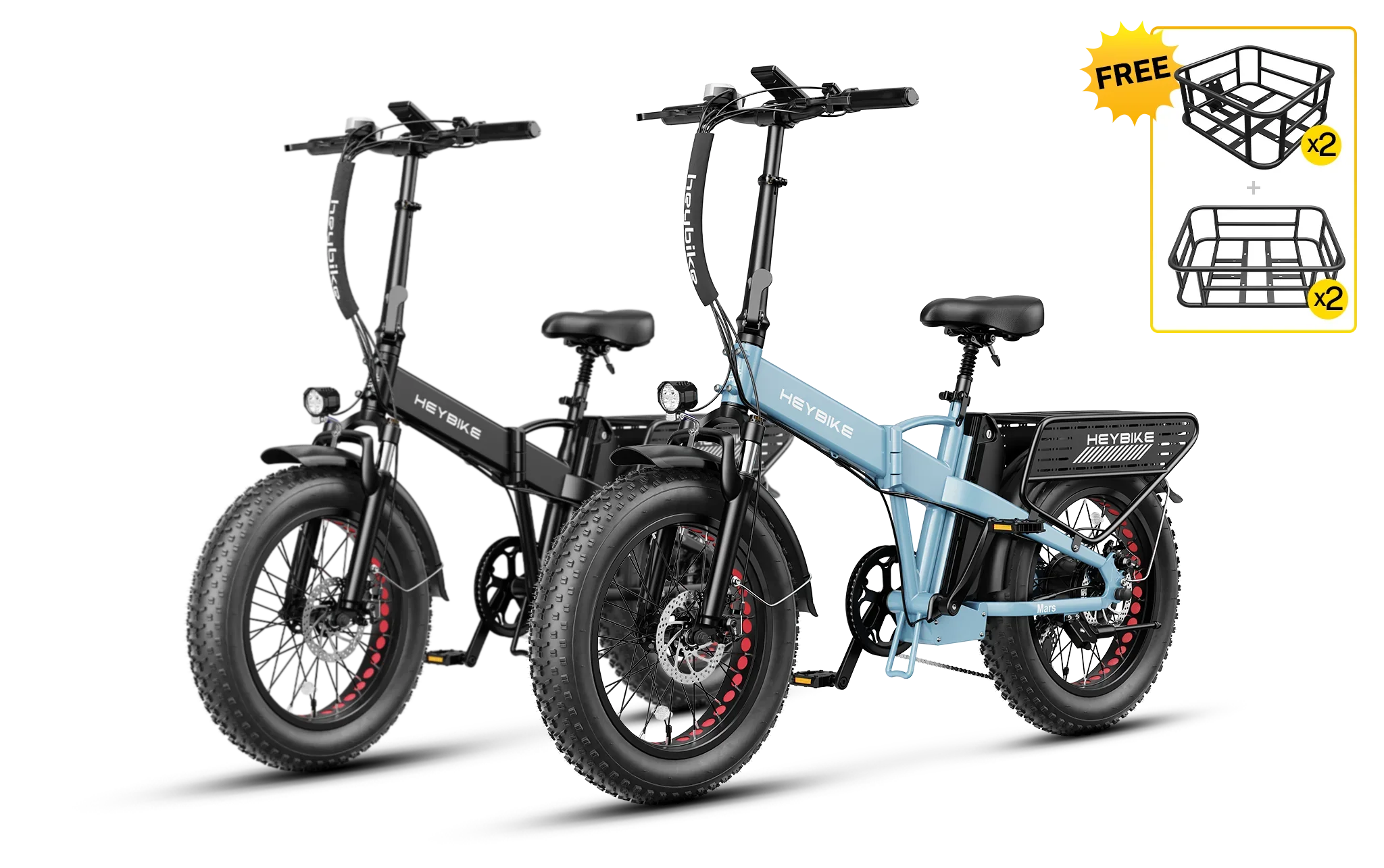 Heybike Mars 2.0 1000W Combo - Green Vista Living